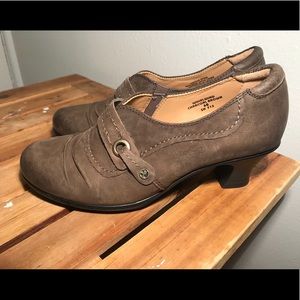 Earth Whirlwind Leather Heels-Size 6 **Like new**